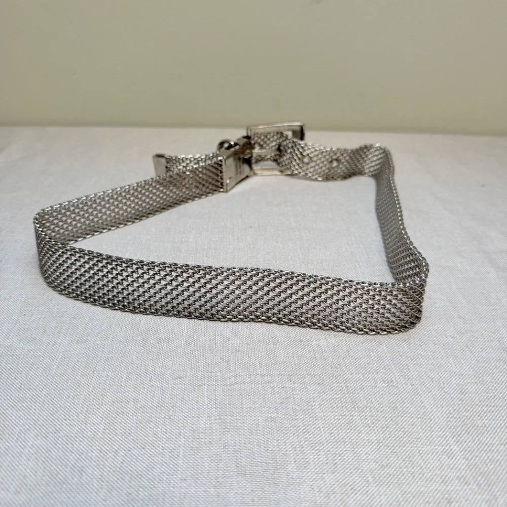 Silver Mesh Chain Belt Size Medium